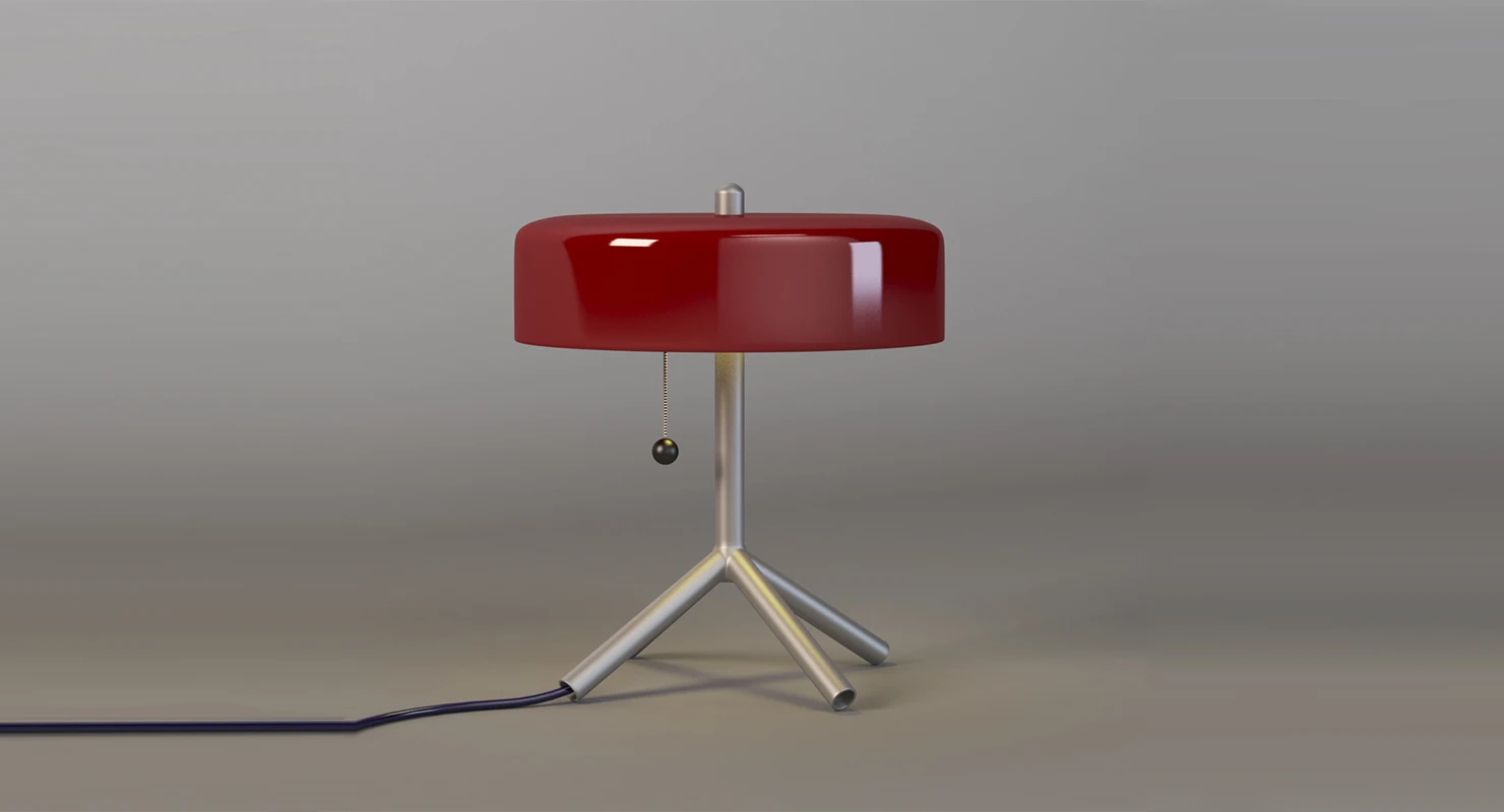 Fka Bell Table Lamp 3D Model_01