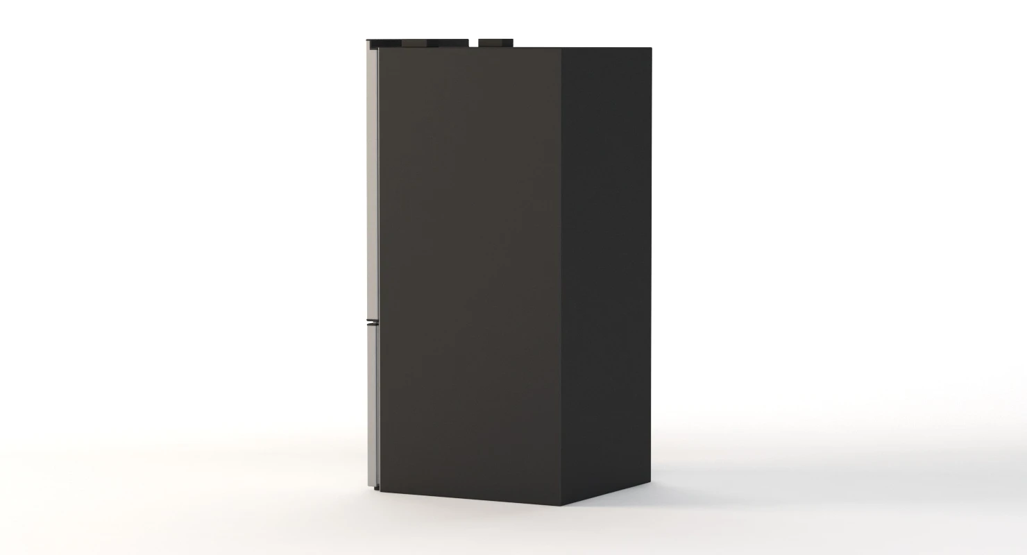 General Electric Energy Star Bottom Freezer Refrigerator 3D Model_07