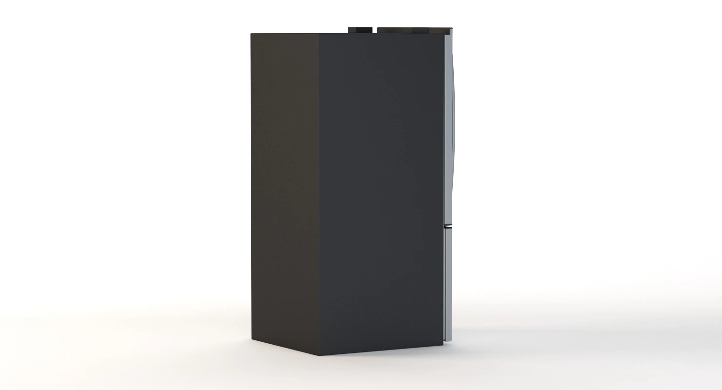 General Electric Energy Star Bottom Freezer Refrigerator 3D Model_05