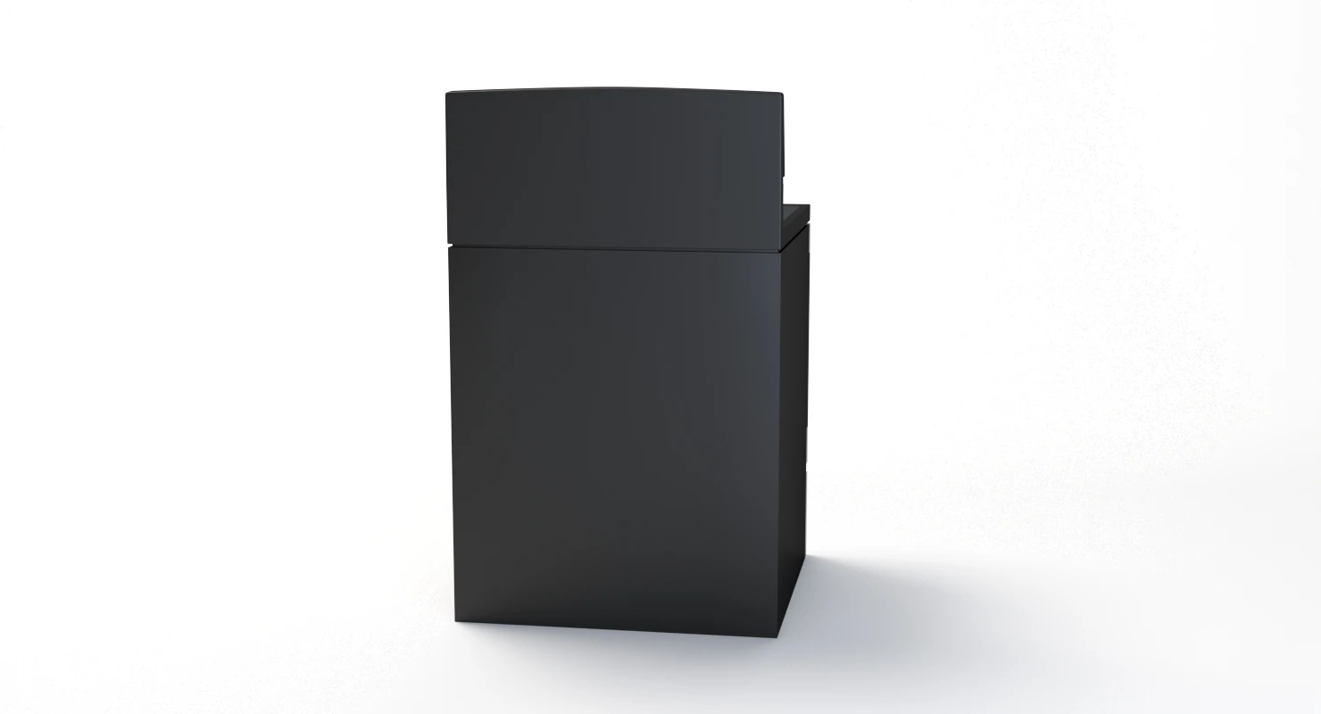 General Electric Free-Standing Electric Range JB645DKBB 3D Model_06