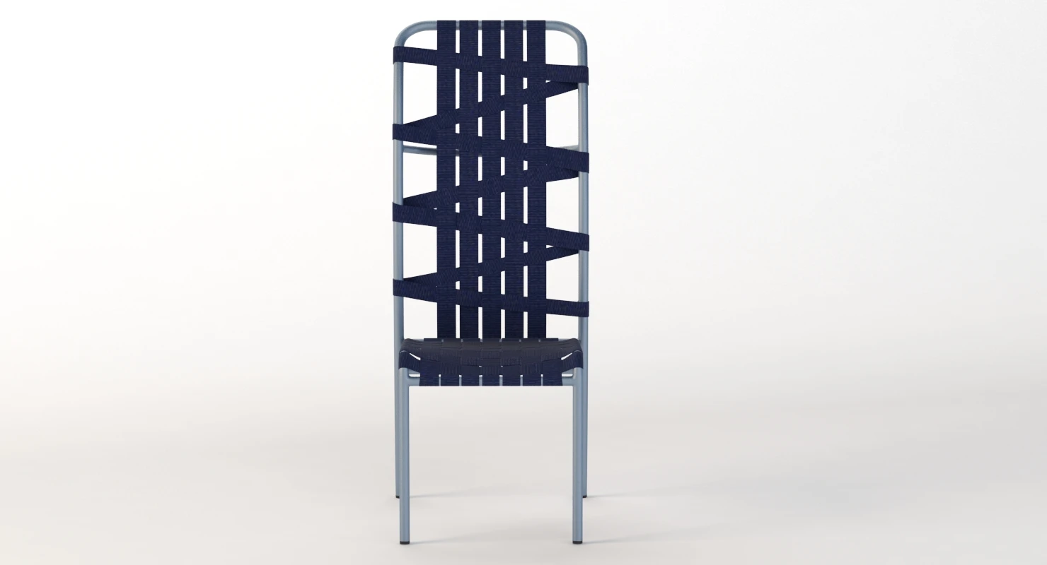 Gervasoni Inout 855 High Back Aluminium Chair 3D Model_09
