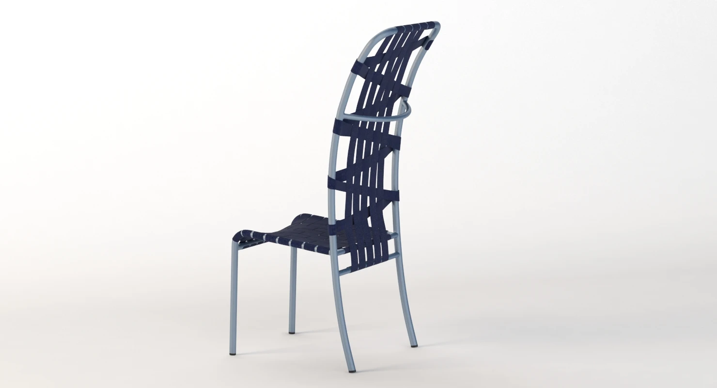 Gervasoni Inout 855 High Back Aluminium Chair 3D Model_07