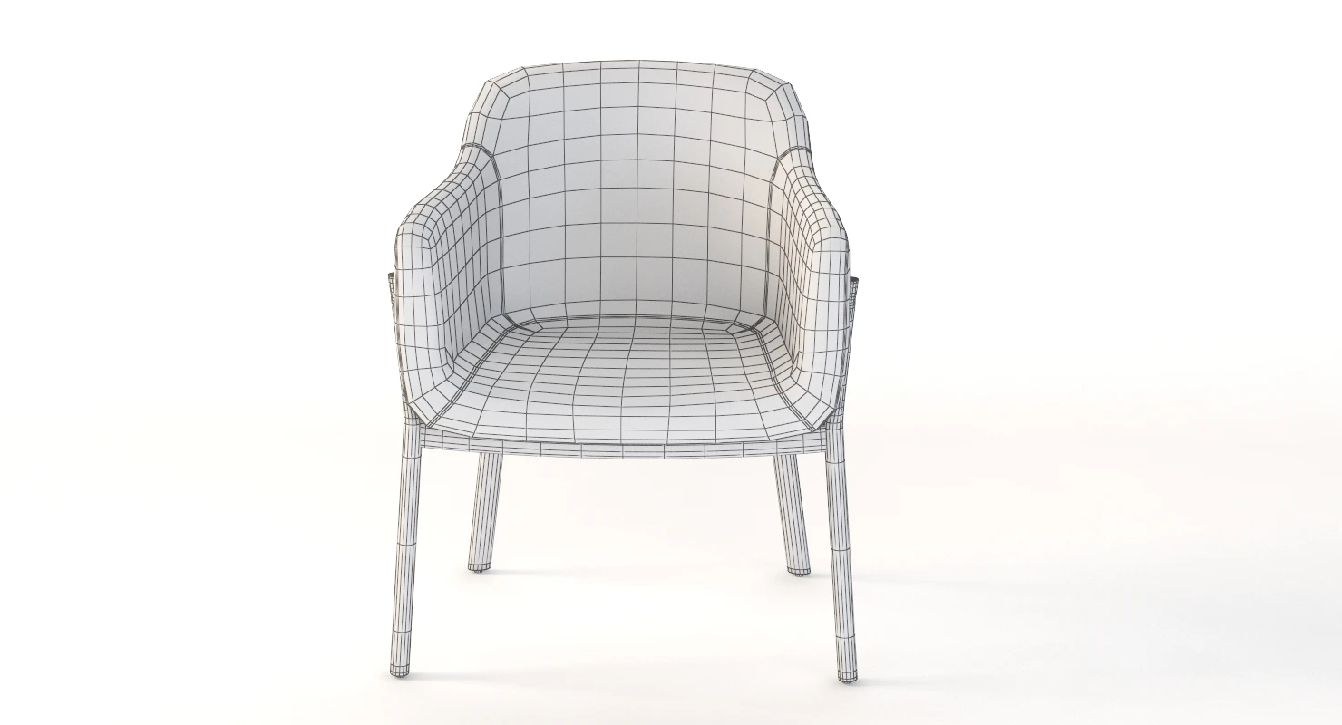 Heals De La Espada Porto upholstered Dining Chair 3D Model_011