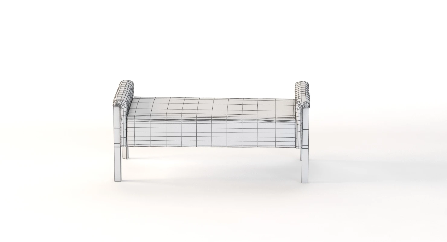 Hooker Canvas Bench 3D Model_010