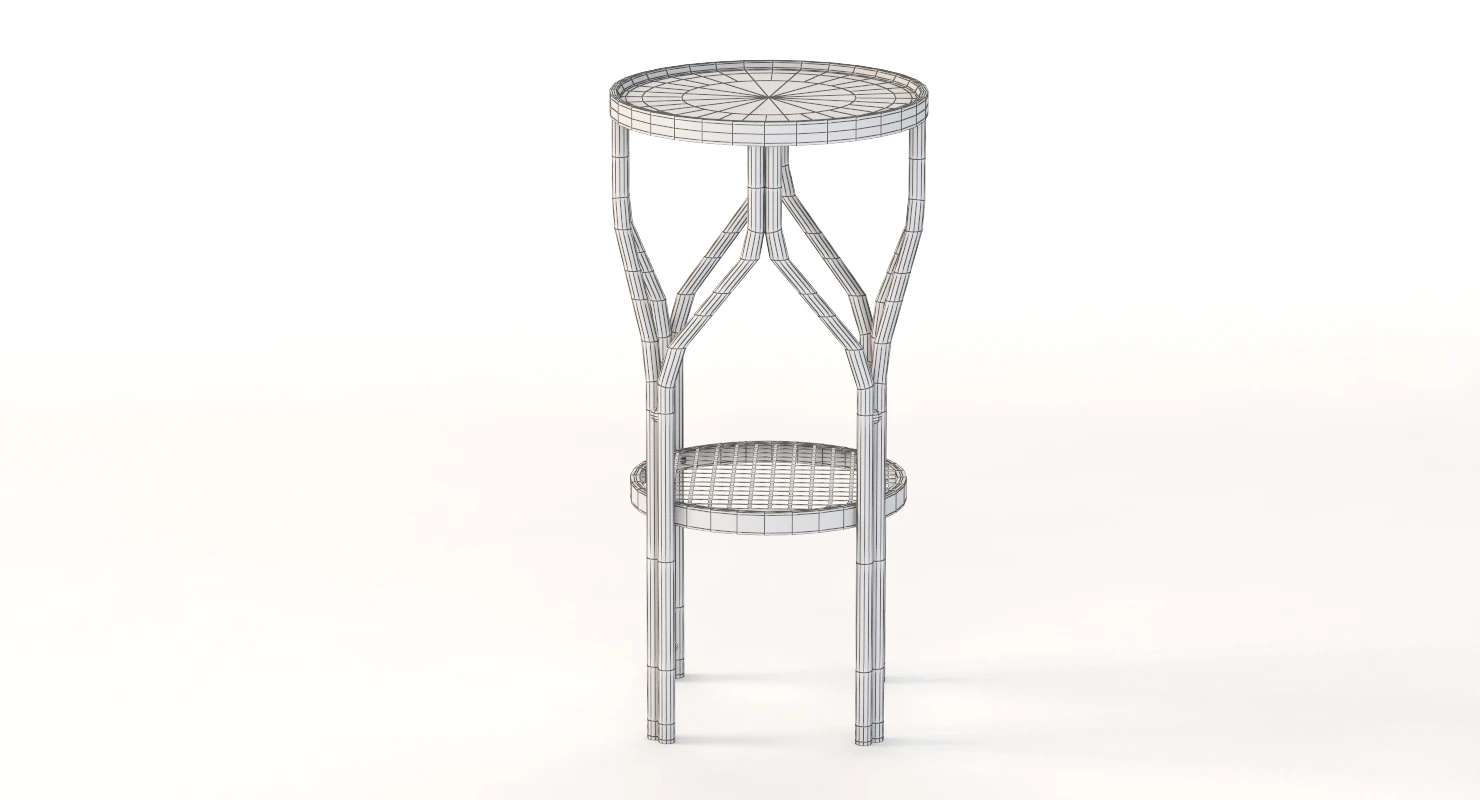 Ikea Sommar 2018 Plant Stand 3D Model_010