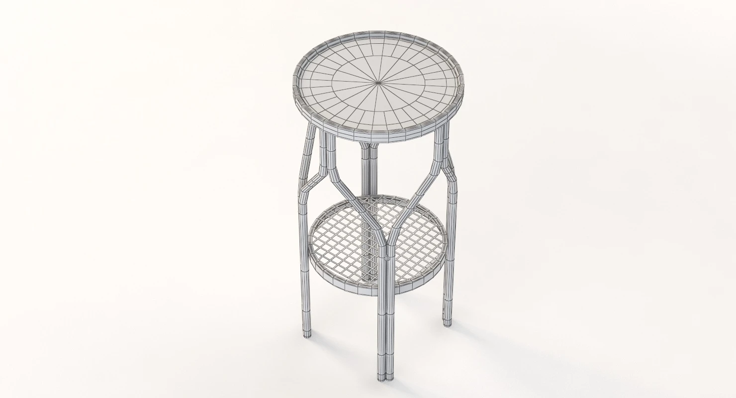 Ikea Sommar 2018 Plant Stand 3D Model_011