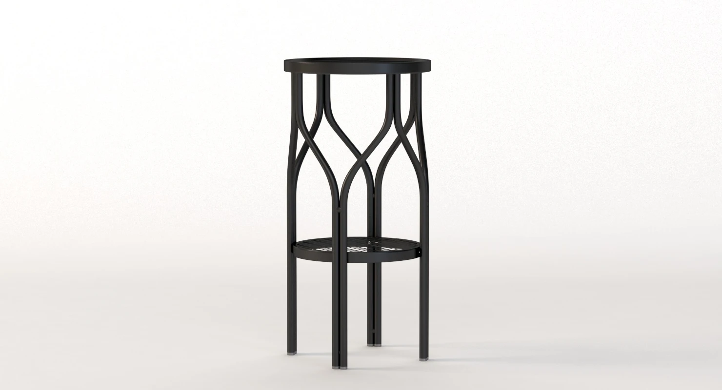 Ikea Sommar 2018 Plant Stand 3D Model_05