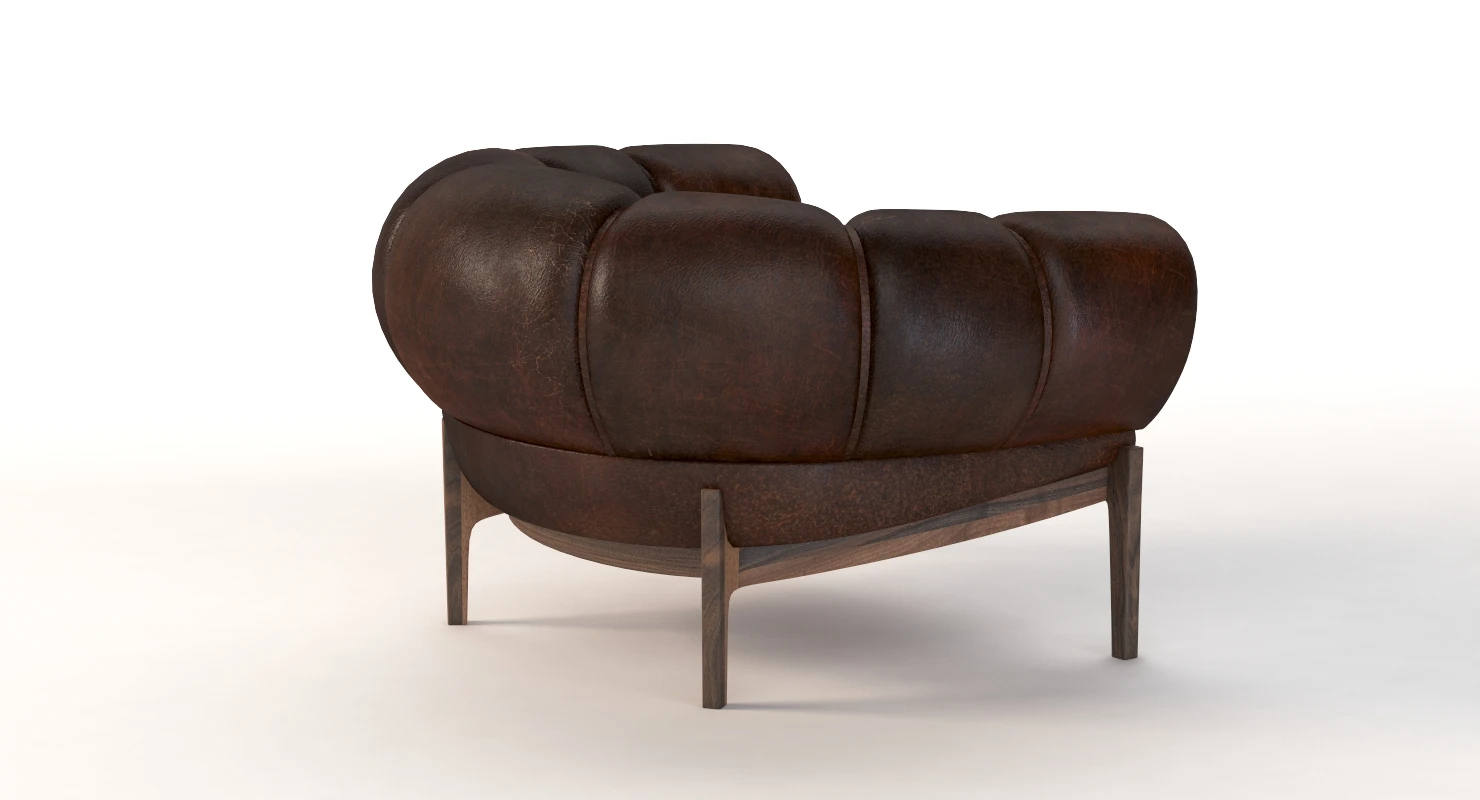 Illum Wikkelso Easy Chairs 3D Model_05