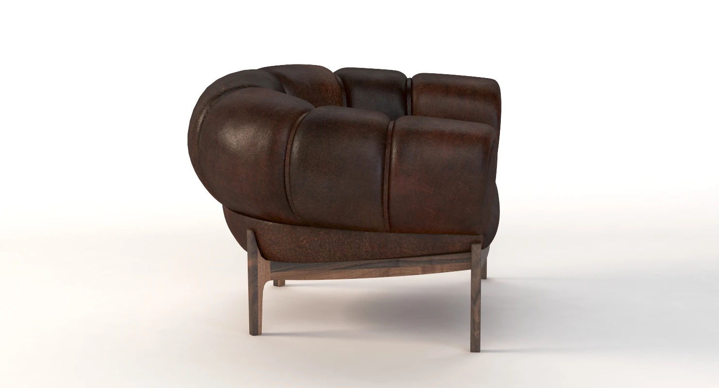 Illum Wikkelso Easy Chairs 3D Model_04