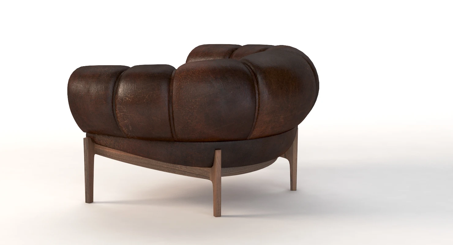 Illum Wikkelso Easy Chairs 3D Model_06