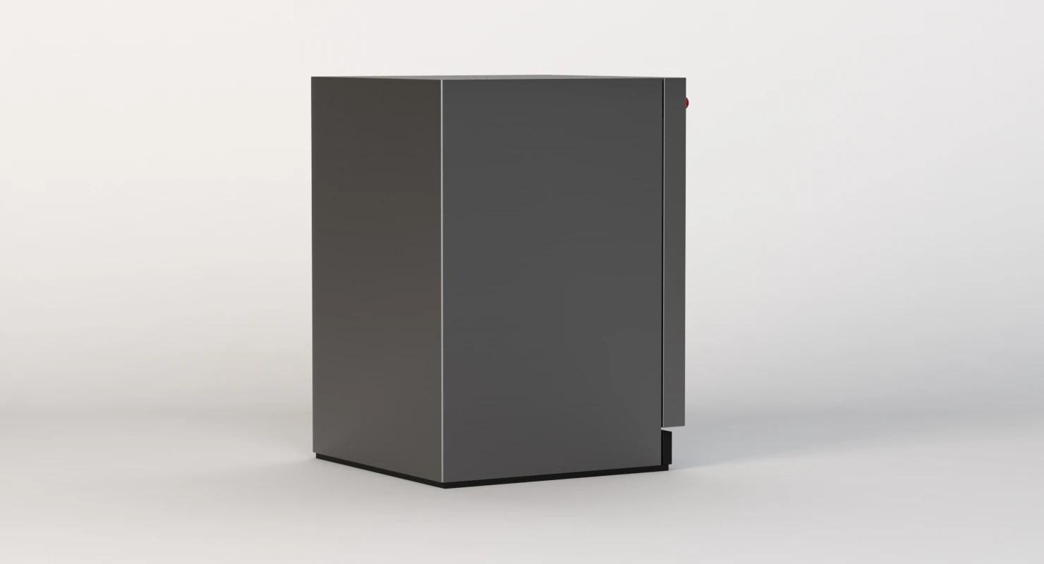 Kitchenaid Built In Dishwasher With Window Kdtm384ess 3D Model_06