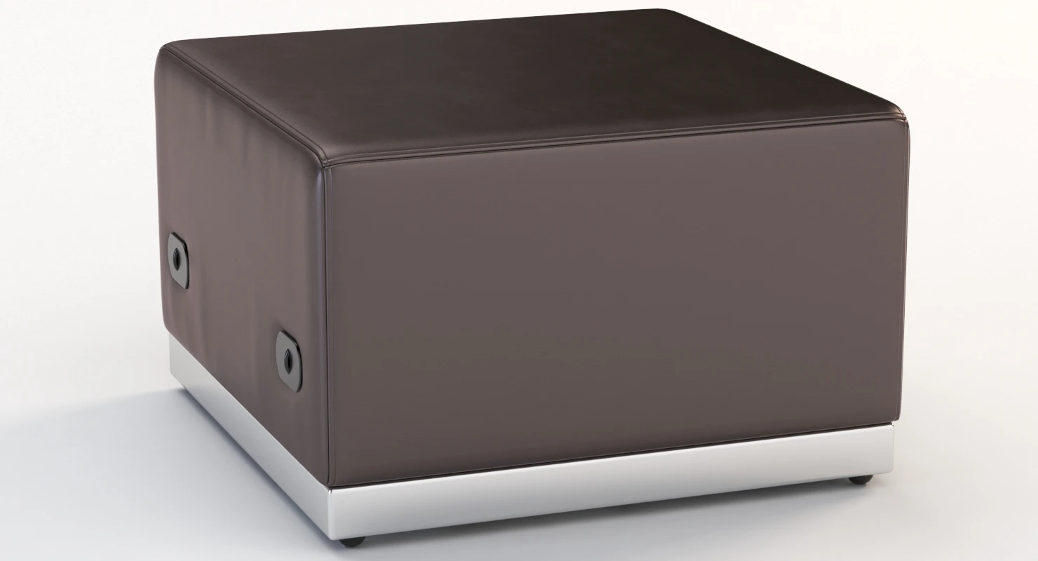 Krysten Square Ottoman 3D Model_09