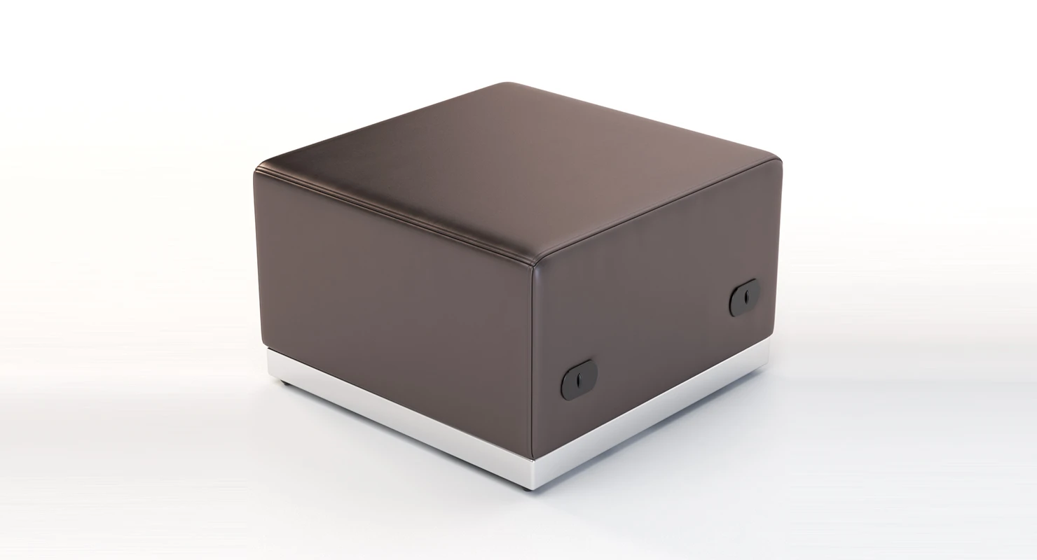 Krysten Square Ottoman 3D Model_01