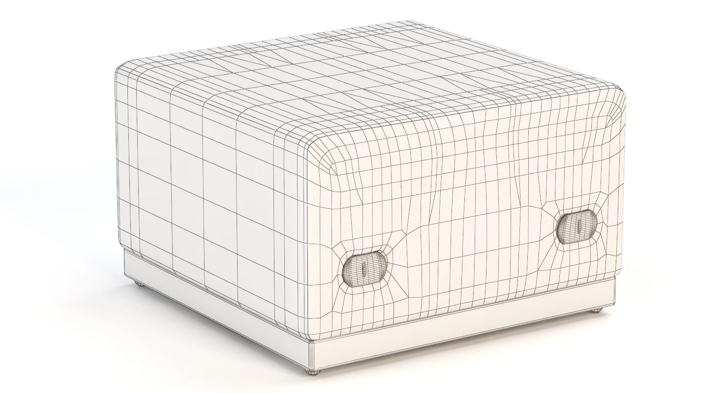 Krysten Square Ottoman 3D Model_010