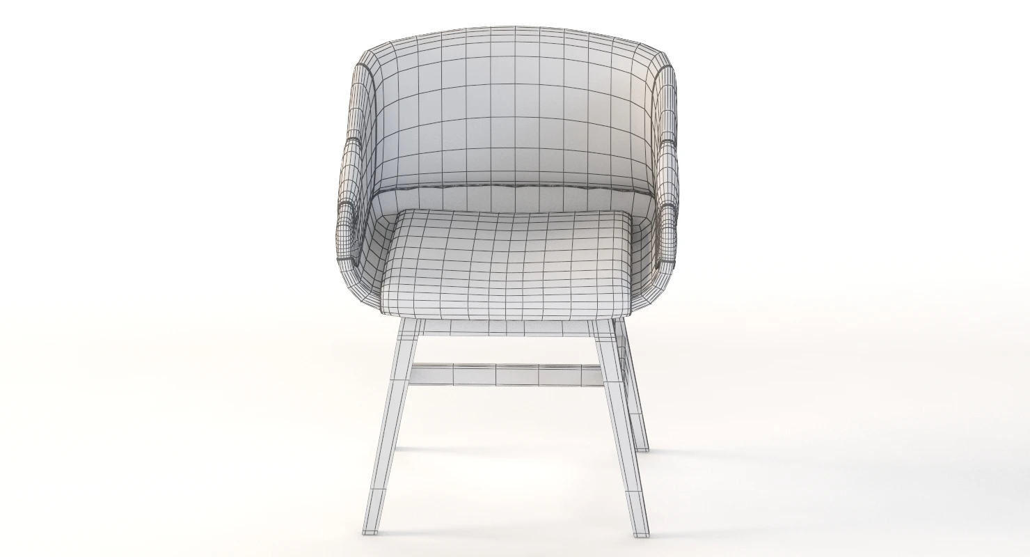 Lounge Chair 500 2472 by Charter Furniture 3D Model_011