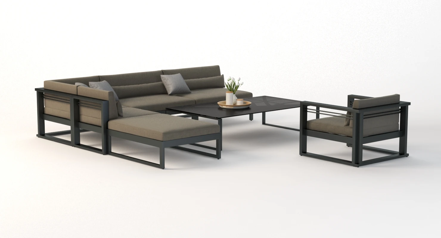 Manutti Fuse Outdoor Garden Modular Sofa 01 3D Model_04