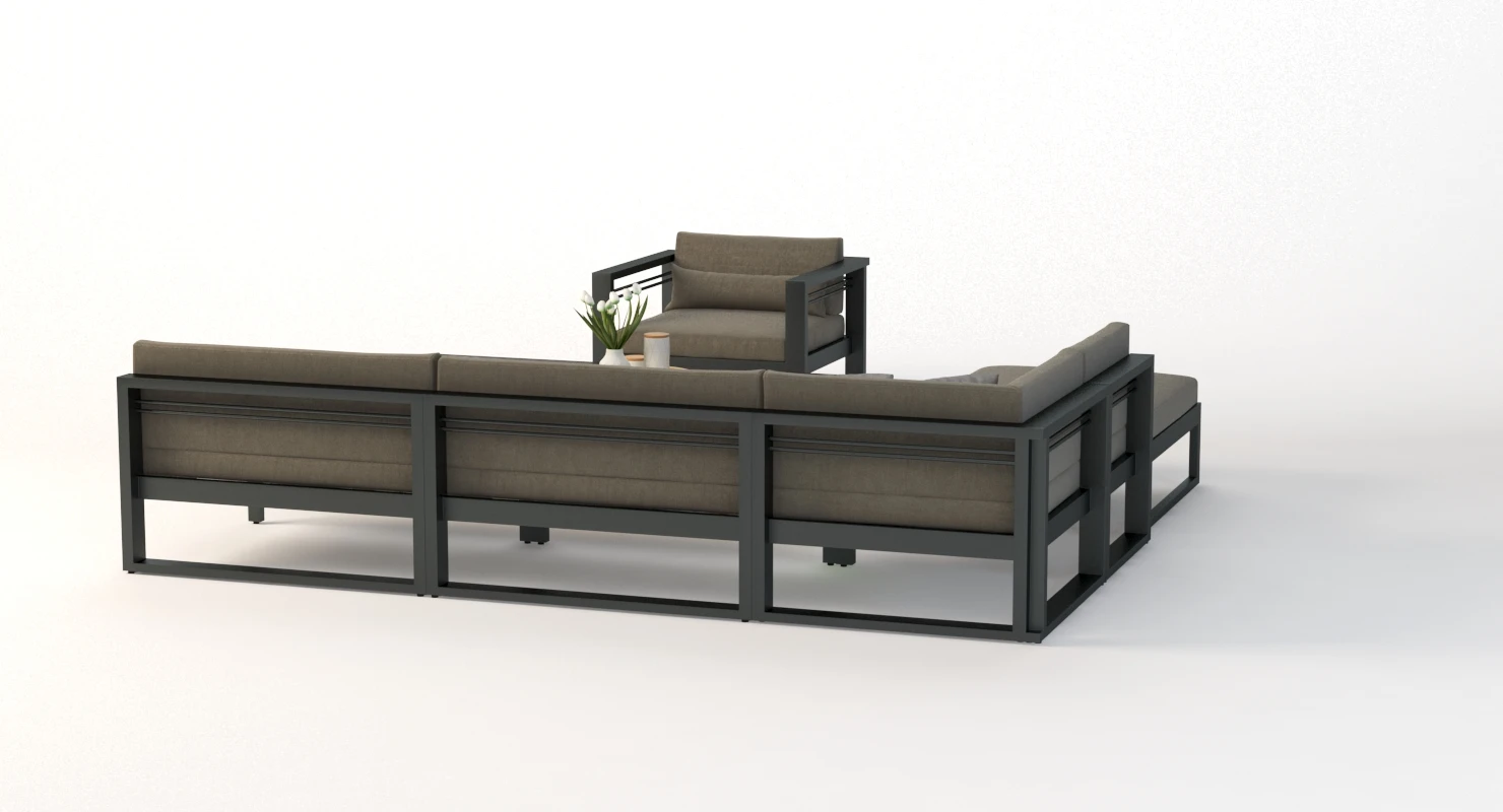 Manutti Fuse Outdoor Garden Modular Sofa 01 3D Model_06