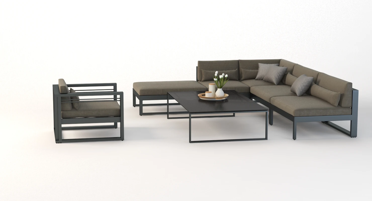 Manutti Fuse Outdoor Garden Modular Sofa 01 3D Model_08