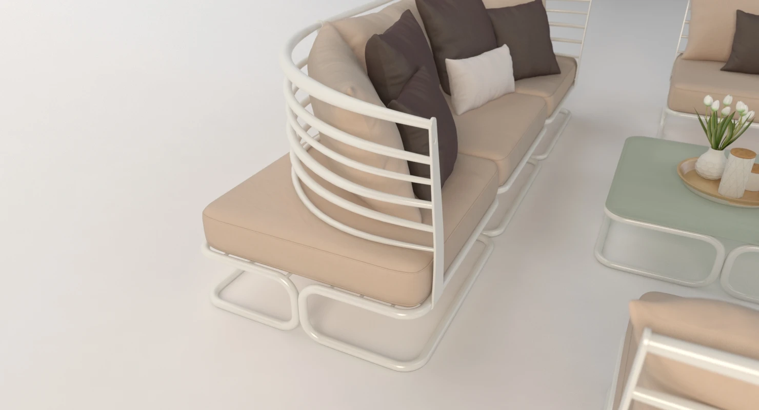 Marcel Outdoor Elements Sofa Set 3D Model_03