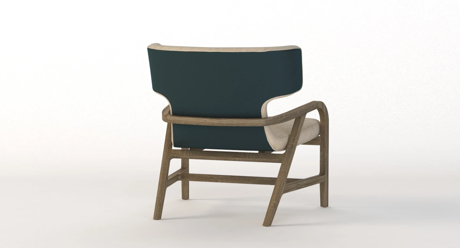 Maxalto Fulgens Lux Armchair 3D Model_07