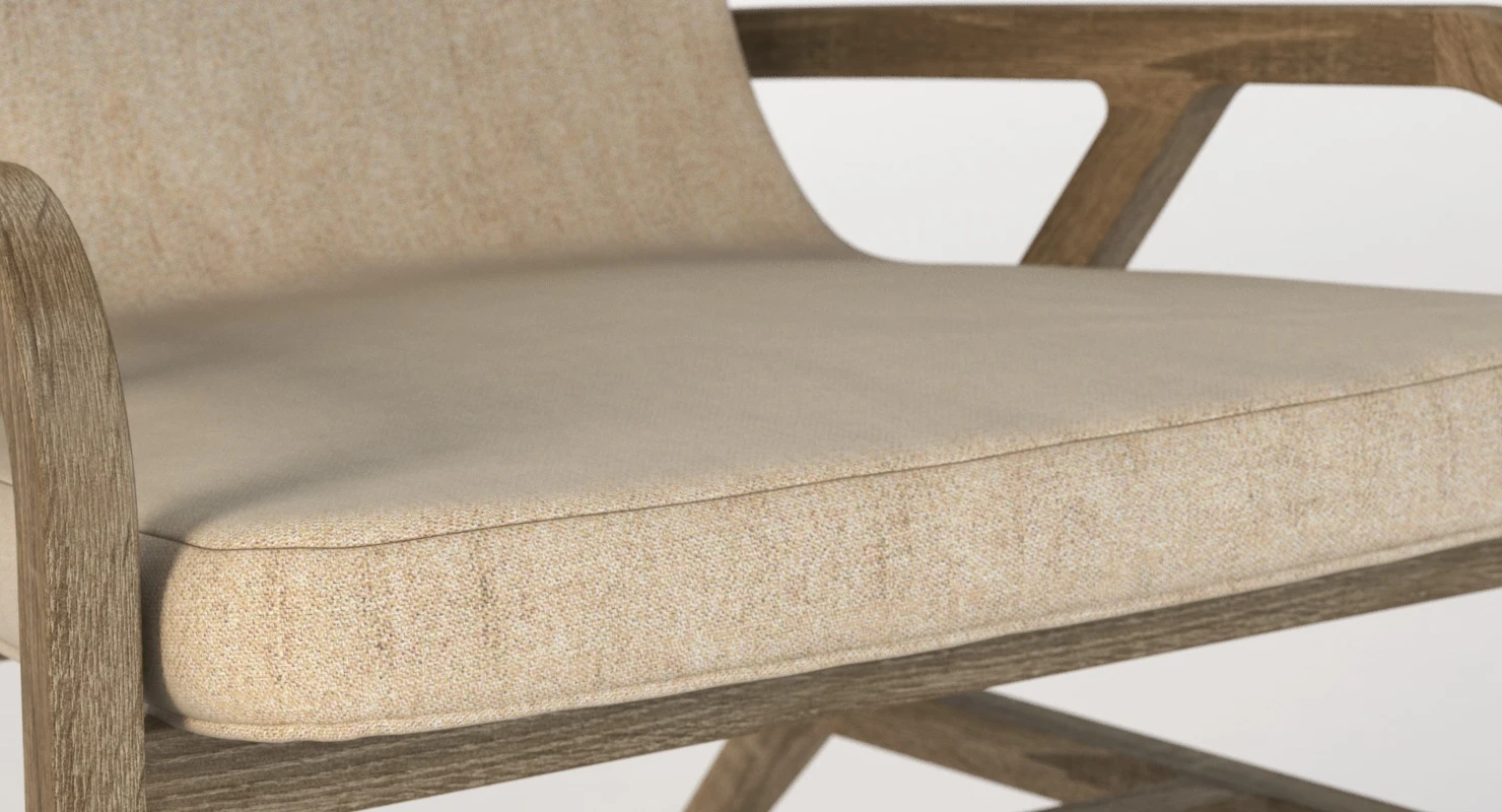 Maxalto Fulgens Lux Armchair 3D Model_03
