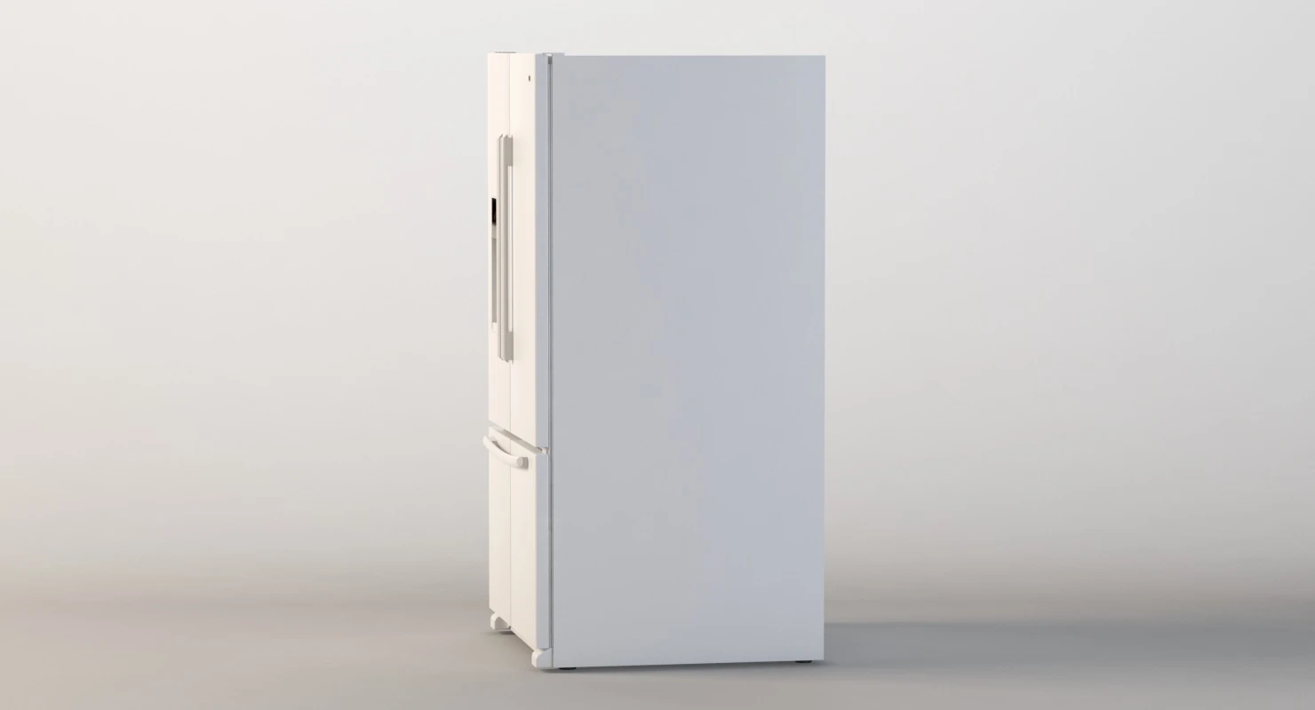 Maytag 26 Cu Ft Ice2o French Door Refrigerator 3D Model_09