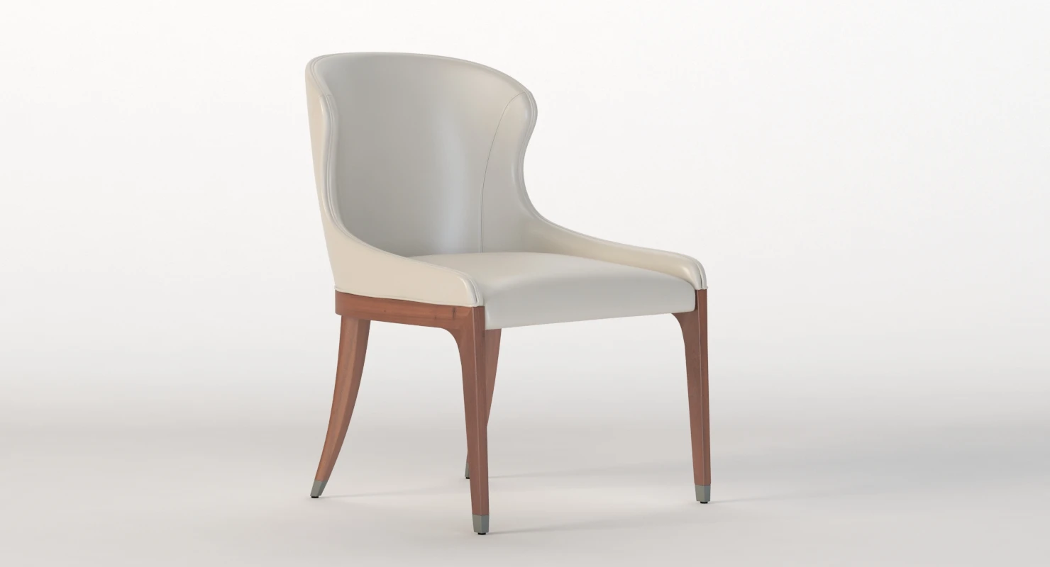 Miura Dining Come Side Chair 3D Model_05