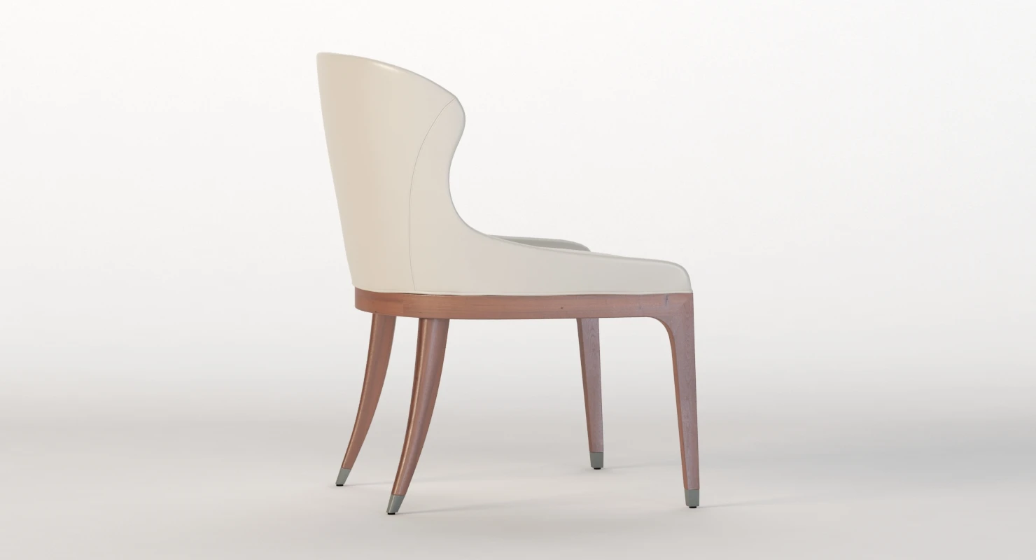 Miura Dining Come Side Chair 3D Model_06