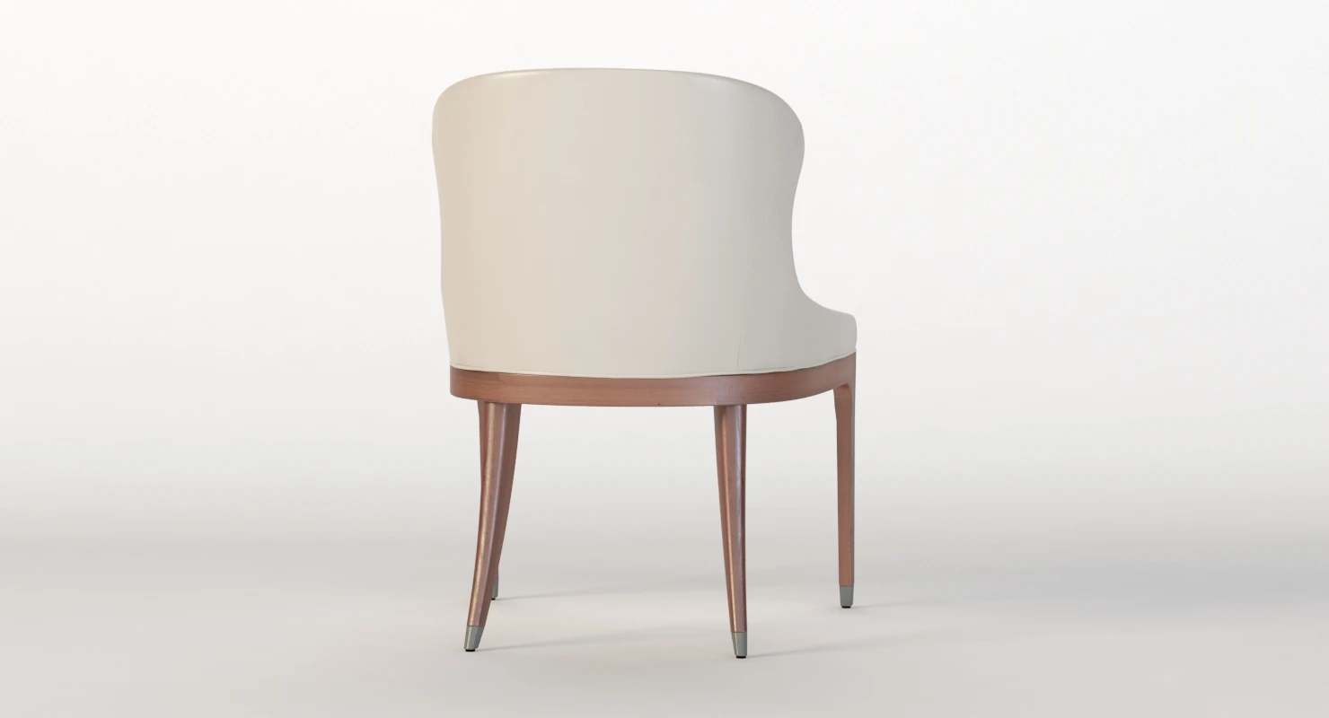 Miura Dining Come Side Chair 3D Model_07