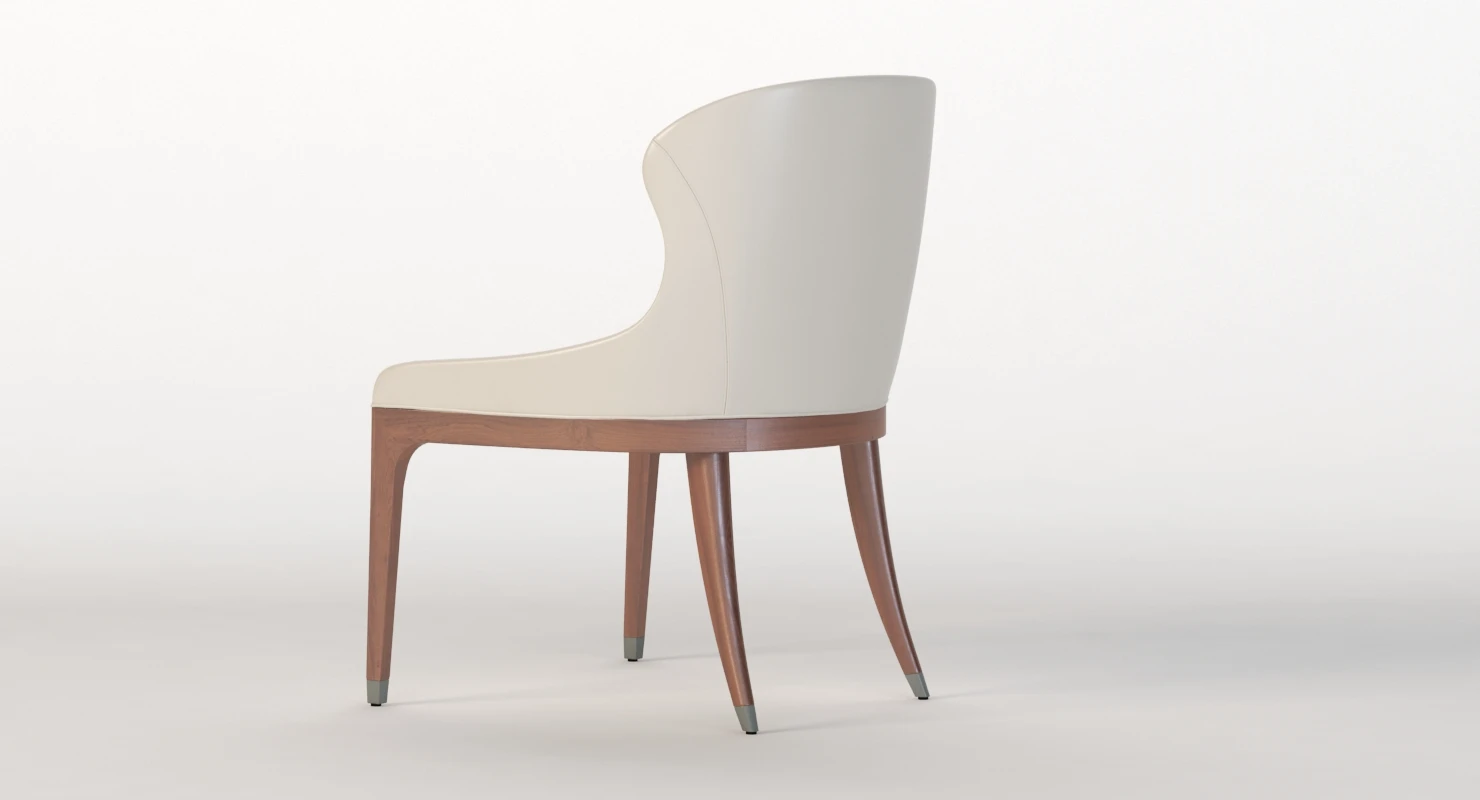 Miura Dining Come Side Chair 3D Model_08