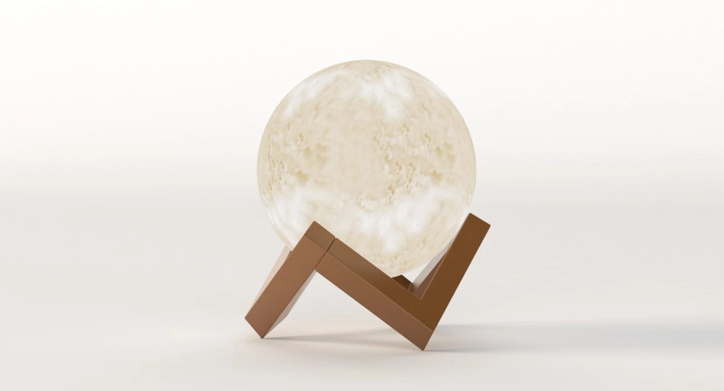 Moon Night Light Table Centerpiece Decoration By Ehobroc 3D Model_09