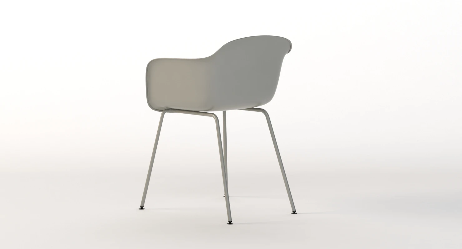 Muuto Fiber Armchair 3D Model_08