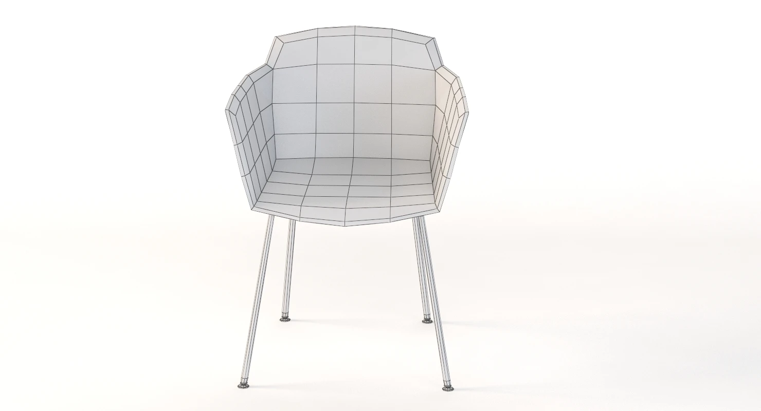 Muuto Fiber Armchair 3D Model_011