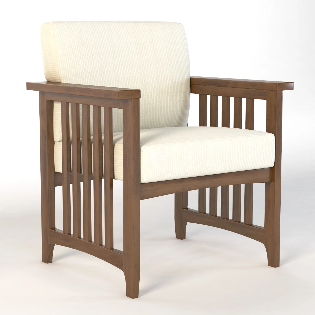 Nemschoff Hadleigh Wooden Armchair 3D Model_03