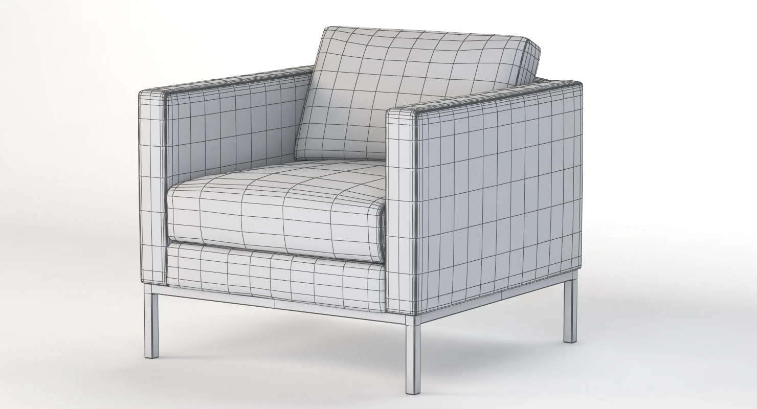 Nemschoff Riva Lounge Seating Armchair 3D Model_011