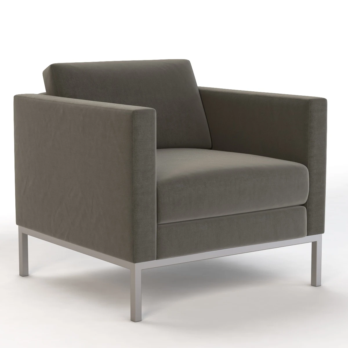 Nemschoff Riva Lounge Seating Armchair 3D Model_01