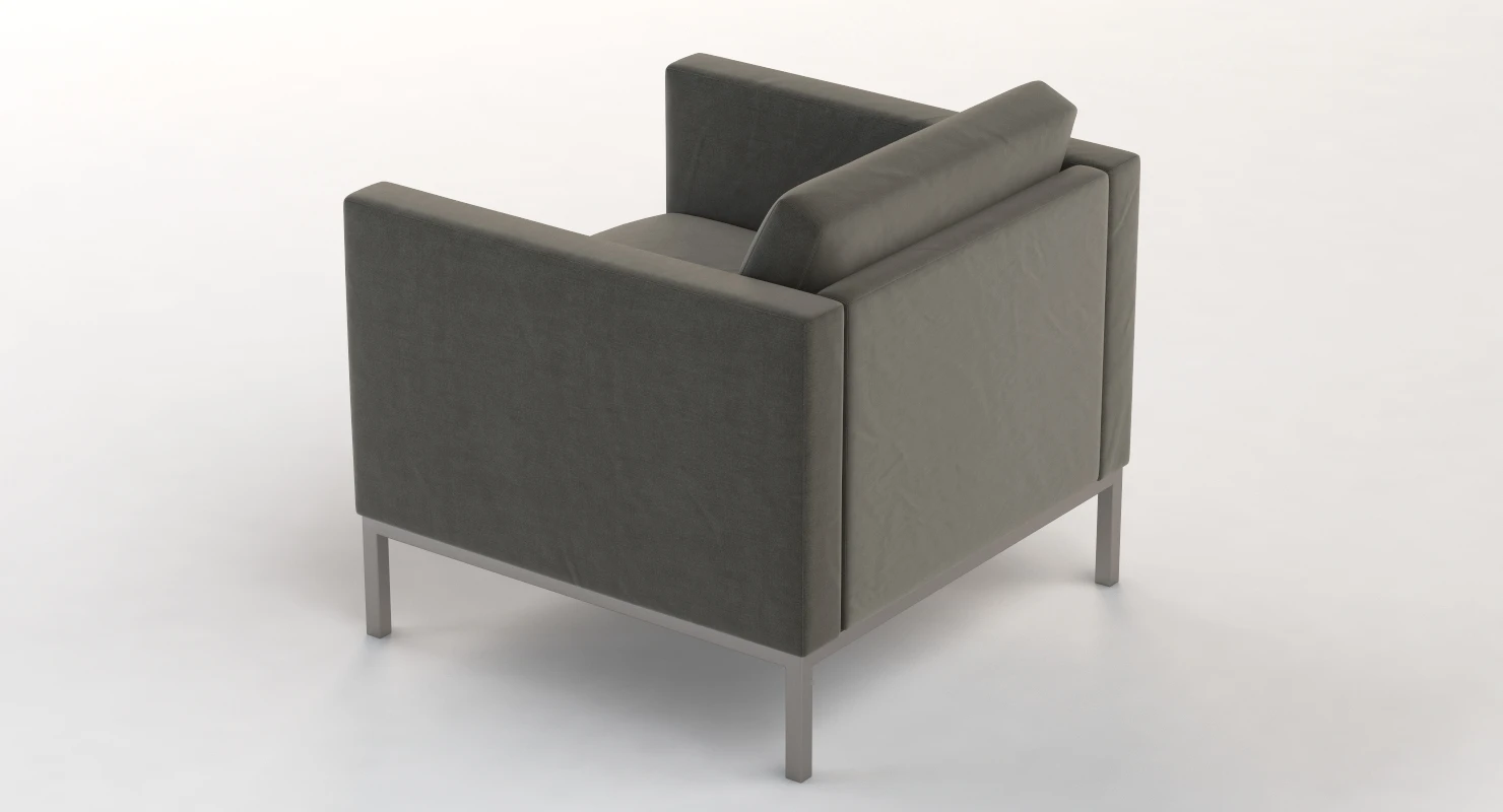 Nemschoff Riva Lounge Seating Armchair 3D Model_03