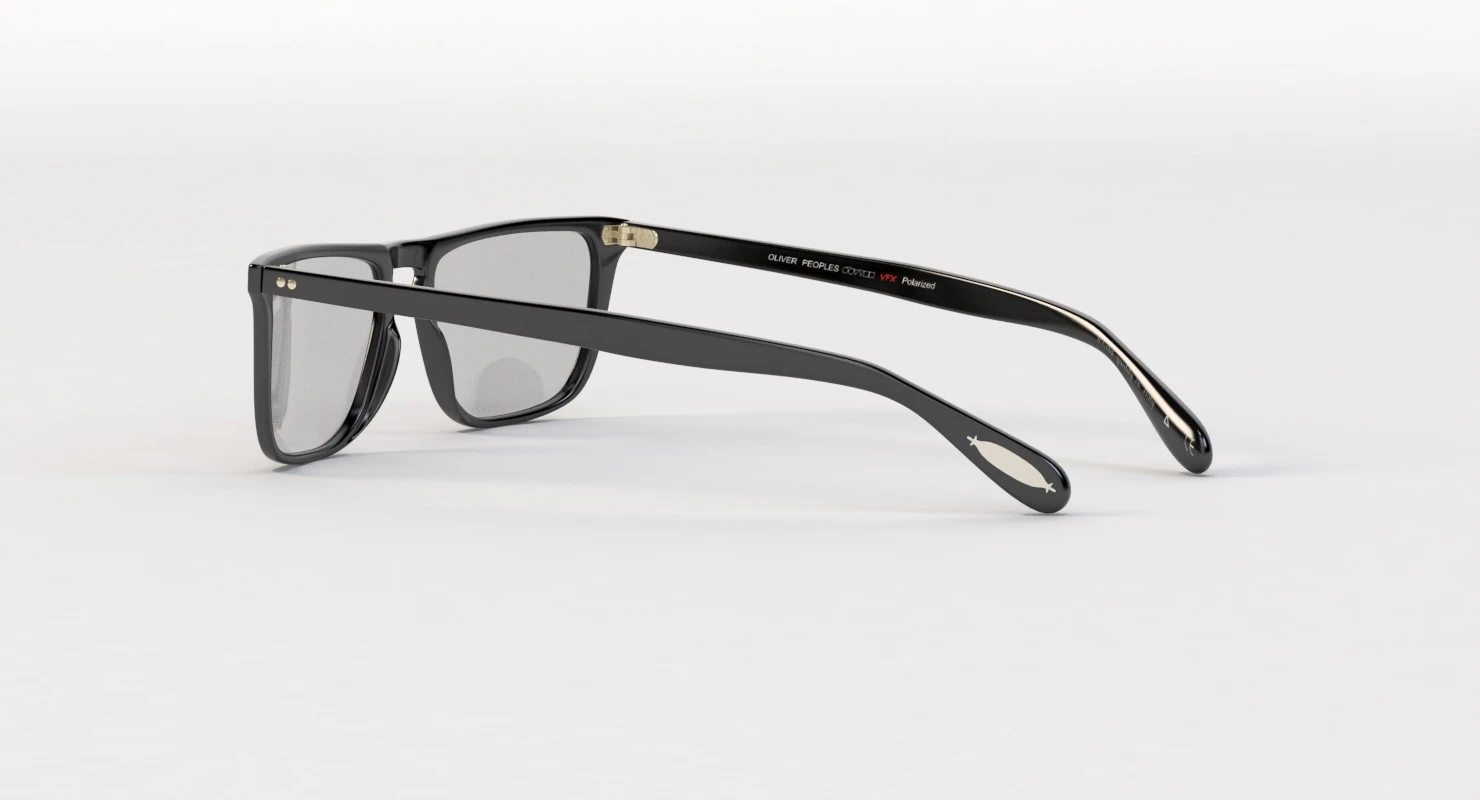 Oliver Peoples Bernardo Black Midnight Express Polar Sunglass 3D Model_08