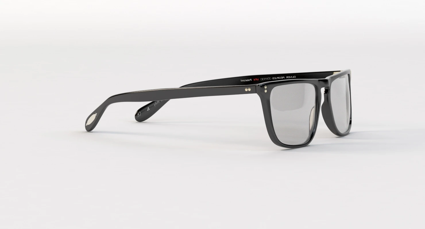 Oliver Peoples Bernardo Black Midnight Express Polar Sunglass 3D Model_05
