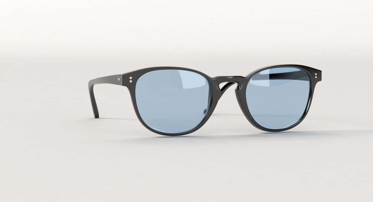 Oliver Peoples Fairmont 49 Sun Black Indigo Photochromic Sunglass 3D Model_04