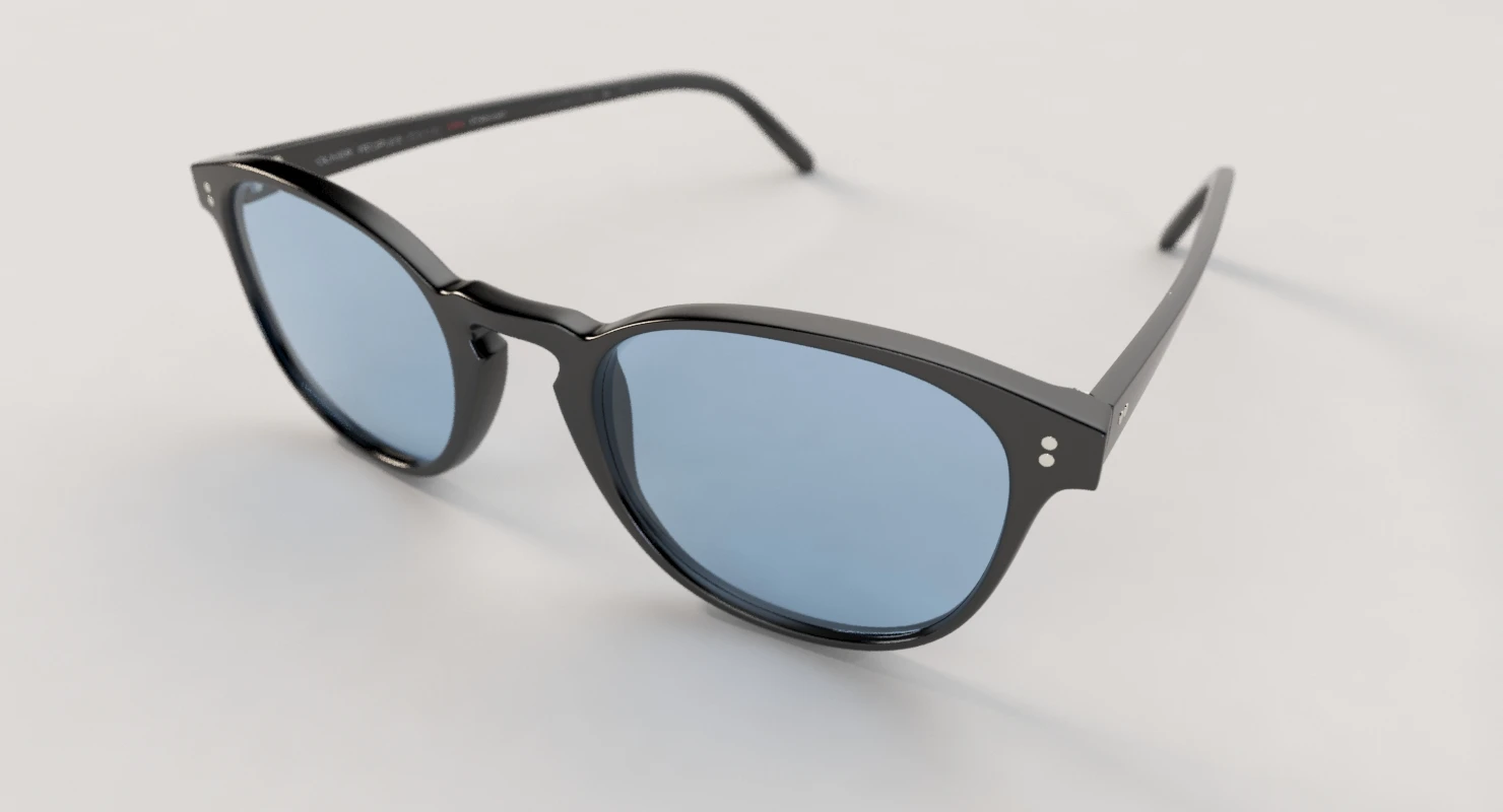 Oliver Peoples Fairmont 49 Sun Black Indigo Photochromic Sunglass 3D Model_03