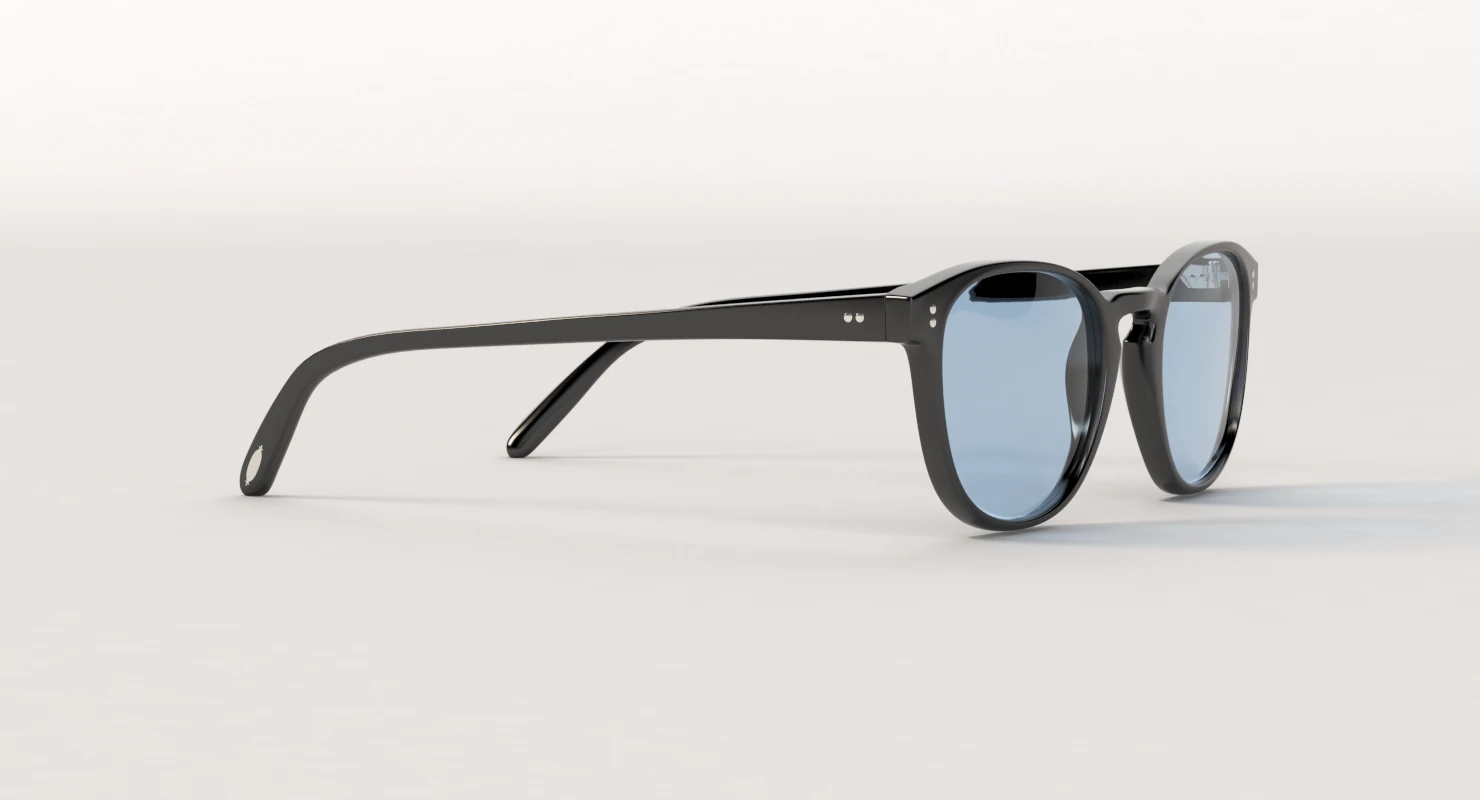 Oliver Peoples Fairmont 49 Sun Black Indigo Photochromic Sunglass 3D Model_05