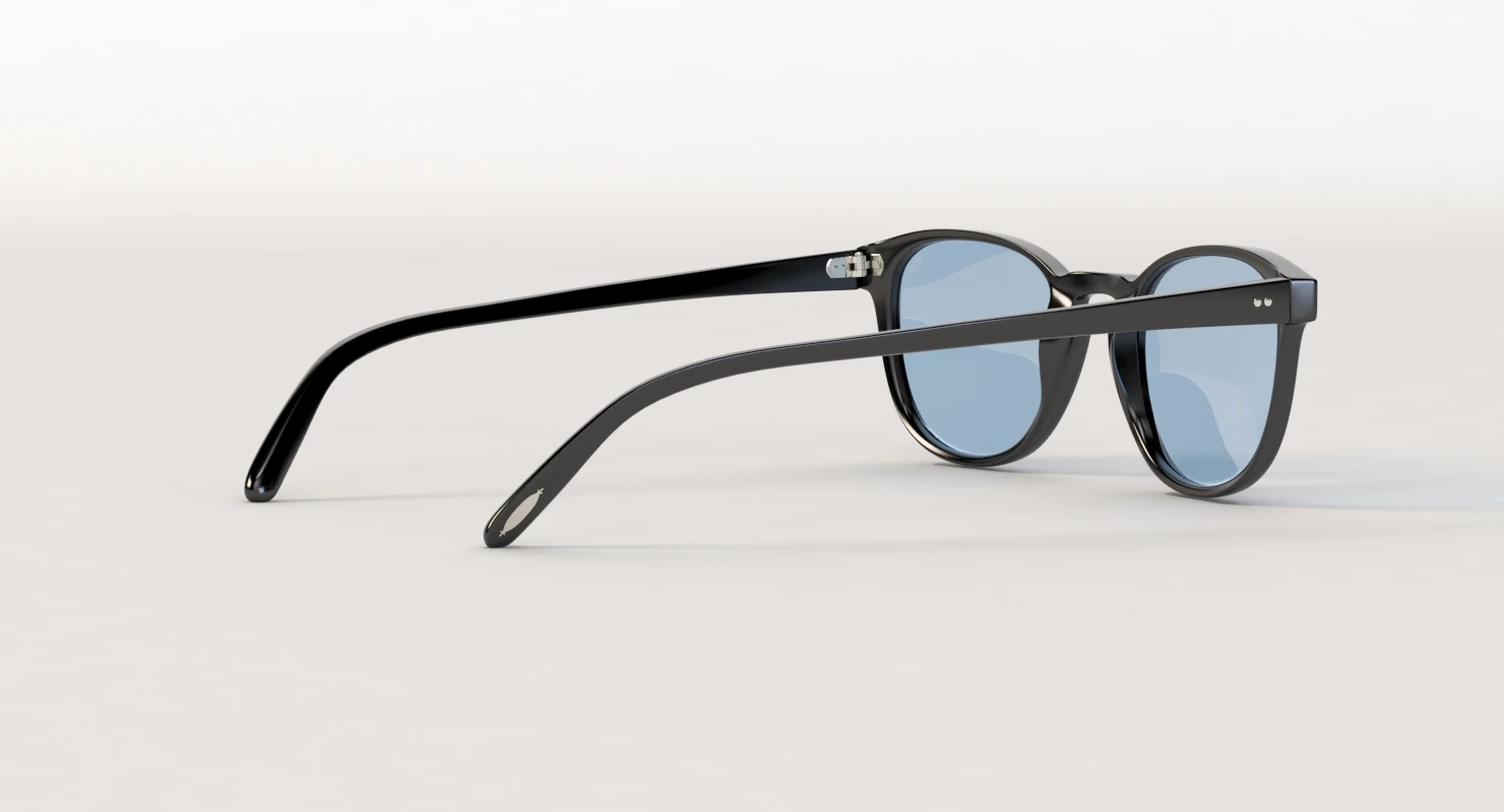 Oliver Peoples Fairmont 49 Sun Black Indigo Photochromic Sunglass 3D Model_06