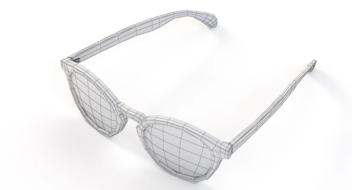 Oliver Peoples Feldman Cobalt Tortoise Dark Mahogany Optical Eyewear 3D Model_012