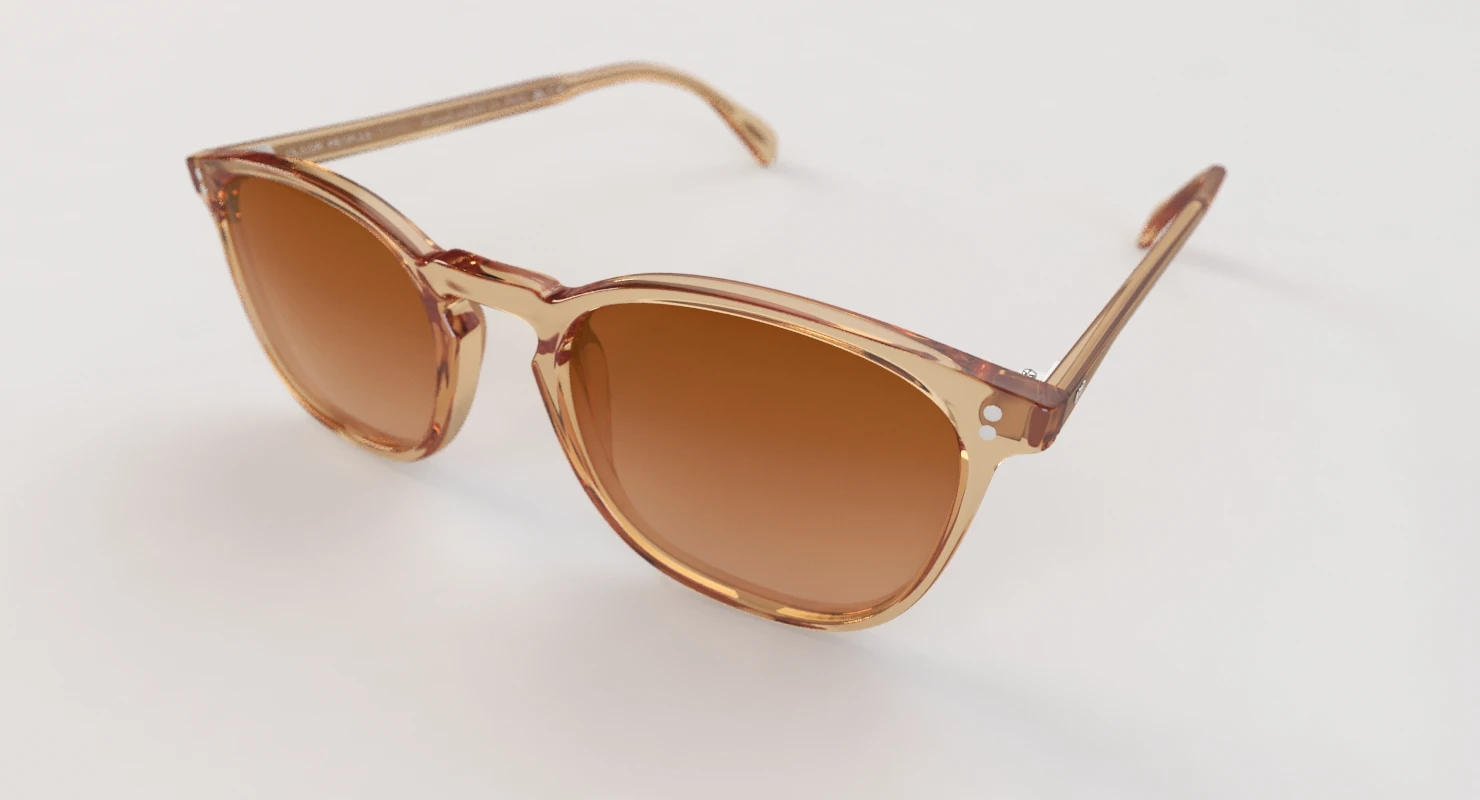 Oliver Peoples Finley Esq Sun Blush Rose Quartz Mirror Sunglass 3D Model_03