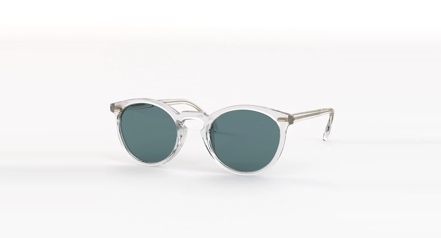 Oliver Peoples Gregory Peck 47 Sun Crystal Indigo Photochromic Sunglass 3D Model_01