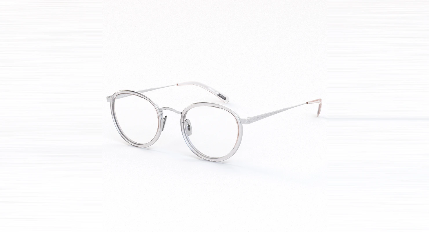 Oliver Peoples Mp 2 18k White Gold Sunglass 3D Model_01