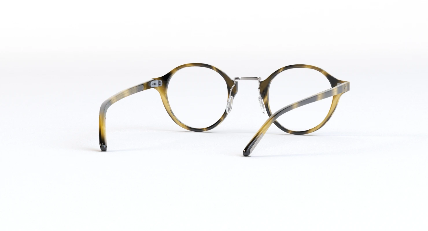 Oliver Peoples Op 1955 Cocobolo Antique Gold Sunglass 3D Model_07