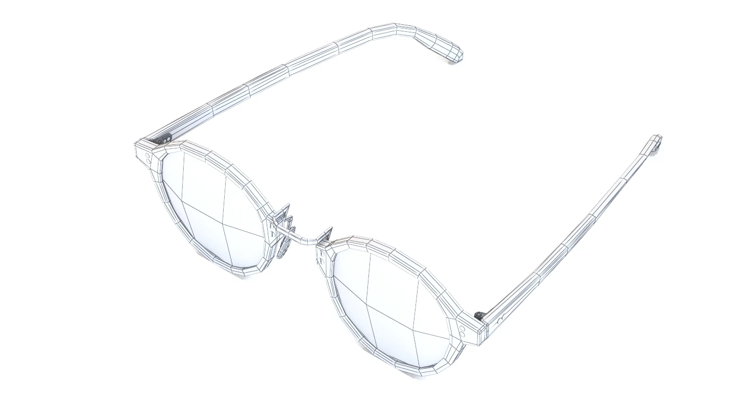 Oliver Peoples Op 1955 Cocobolo Antique Gold Sunglass 3D Model_012