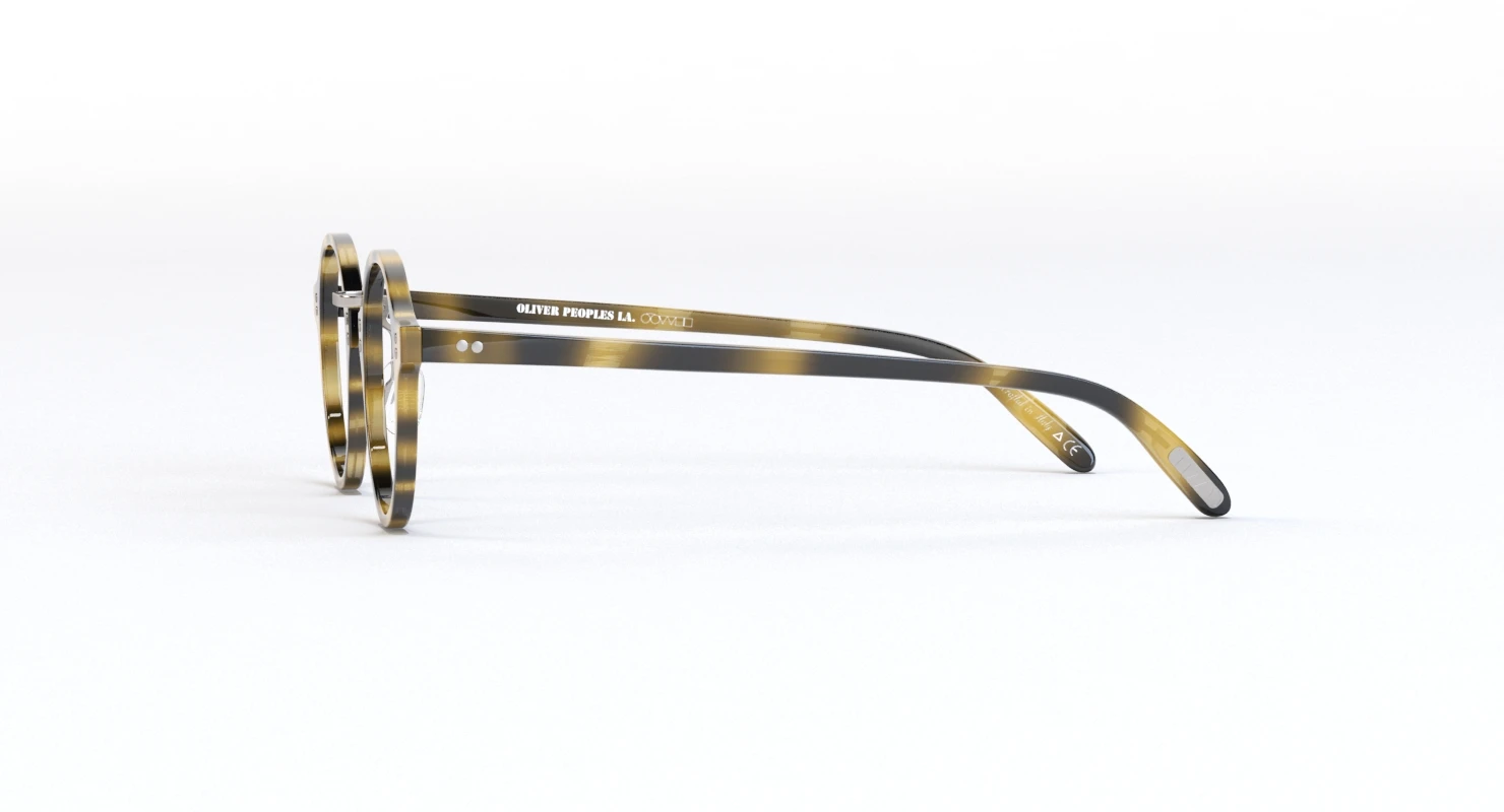 Oliver Peoples Op 1955 Cocobolo Antique Gold Sunglass 3D Model_09